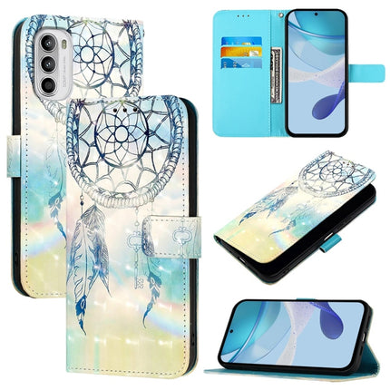 3D Painting Horizontal Flip Leather Phone Case, For Motorola Moto G52 / Moto G82 / Moto G71s, For Motorola Moto E32 Global, For Motorola Edge 30