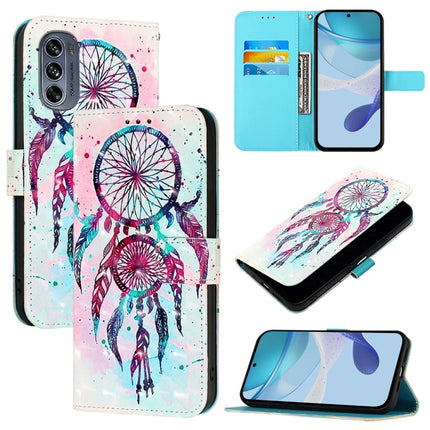 3D Painting Horizontal Flip Leather Phone Case, For Motorola Edge 30 Neo, For Motorola Edge 2022 / Edge 5G UW 2022, For Motorola Moto G62 5G Global / India
