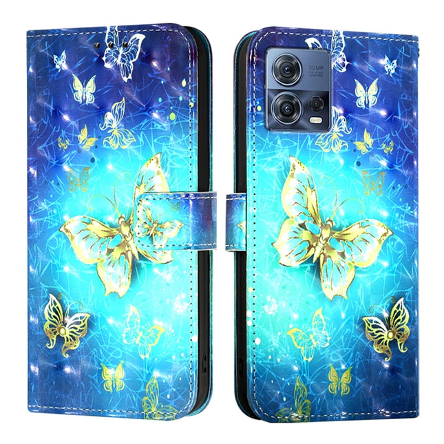 3D Painting Horizontal Flip Leather Phone Case, For Motorola Moto G72, For Motorola Moto E22 / Moto E22i, For Motorola Moto S30 Pro / Edge 30 Fusion