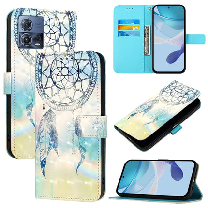 3D Painting Horizontal Flip Leather Phone Case, For Motorola Moto G72, For Motorola Moto E22 / Moto E22i, For Motorola Moto S30 Pro / Edge 30 Fusion