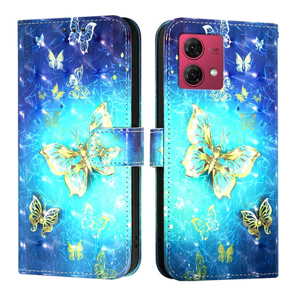 3D Painting Horizontal Flip Leather Phone Case, For Motorola Moto G84, For Motorola Moto G54 EU / Brazil Version, For Motorola Moto G54 India / Moto G54 Power