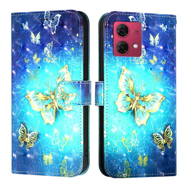 3D Painting Horizontal Flip Leather Phone Case, For Motorola Moto G84, For Motorola Moto G54 EU / Brazil Version, For Motorola Moto G54 India / Moto G54 Power