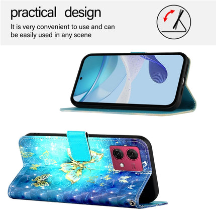 3D Painting Horizontal Flip Leather Phone Case, For Motorola Moto G84, For Motorola Moto G54 EU / Brazil Version, For Motorola Moto G54 India / Moto G54 Power
