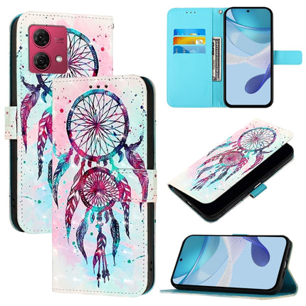 3D Painting Horizontal Flip Leather Phone Case, For Motorola Moto G84, For Motorola Moto G54 EU / Brazil Version, For Motorola Moto G54 India / Moto G54 Power
