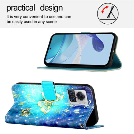 3D Painting Horizontal Flip Leather Phone Case, For Motorola Moto X30 Pro / Edge 30 Ultra, For Motorola Moto G32, For Motorola Moto G42