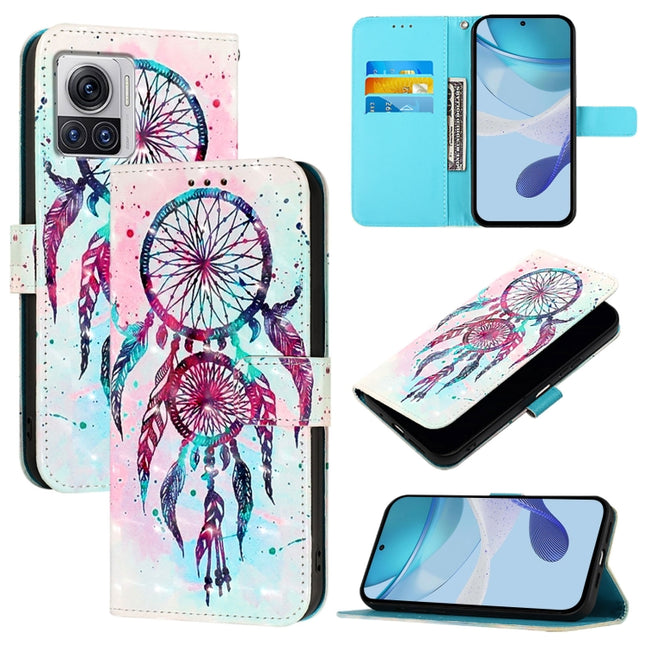 3D Painting Horizontal Flip Leather Phone Case, For Motorola Moto X30 Pro / Edge 30 Ultra, For Motorola Moto G32, For Motorola Moto G42