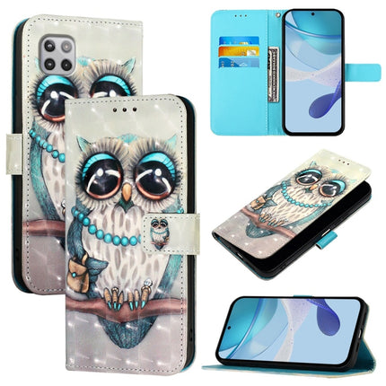 3D Painting Horizontal Flip Leather Phone Case, For Motorola Moto E7 Power, For Motorola One 5G Ace / Moto G 5G 2020, For Motorola Moto G Power 2021