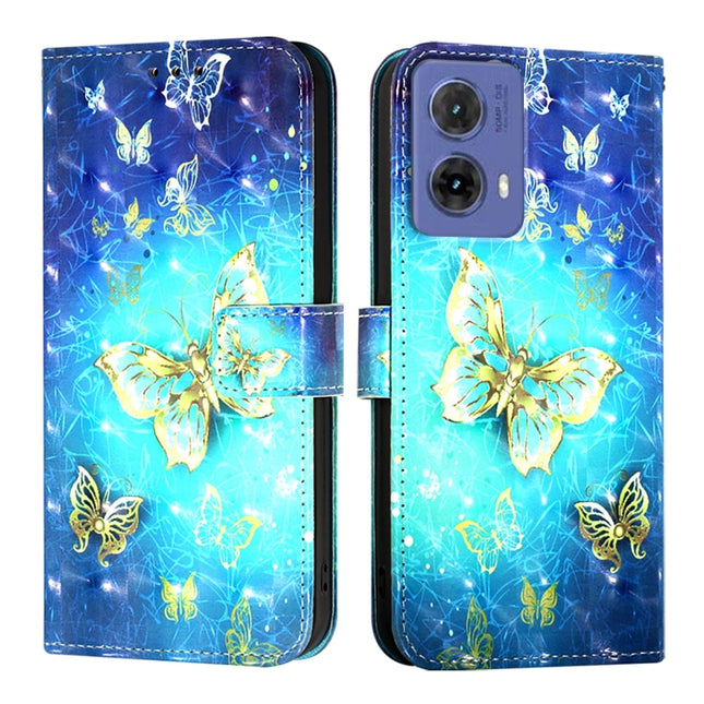 3D Painting Horizontal Flip Leather Phone Case, For Motorola Moto G85, For Motorola Moto G53 5G / Moto G13, For Motorola Edge 50 Ultra