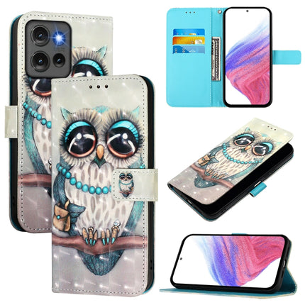 3D Painting Horizontal Flip Leather Phone Case, For Motorola Edge 50 5G Global, For Motorola Edge 50 Neo, For Motorola Moto E14