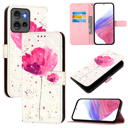 3D Painting Horizontal Flip Leather Phone Case, For Motorola Edge 50 5G Global, For Motorola Edge 50 Neo, For Motorola Moto E14