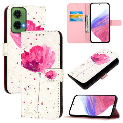 3D Painting Horizontal Flip Leather Phone Case, For Motorola Moto G75 5G, For Motorola Moto G35, For Motorola Moto G55