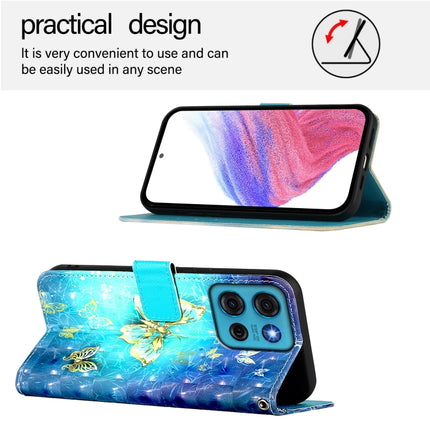 3D Painting Horizontal Flip Leather Phone Case, For Motorola Moto G75 5G, For Motorola Moto G35, For Motorola Moto G55