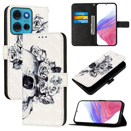 3D Painting Horizontal Flip Leather Phone Case, For Motorola Moto G75 5G, For Motorola Moto G35, For Motorola Moto G55