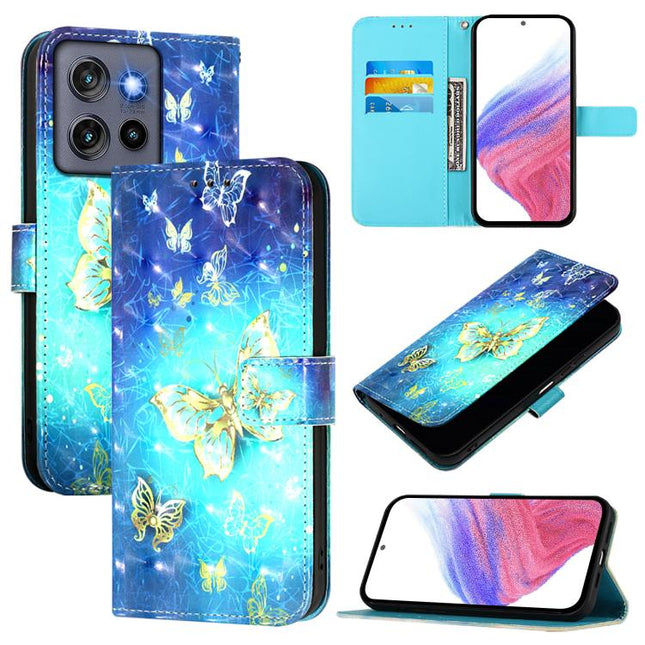 3D Painting Horizontal Flip Leather Phone Case, For Motorola Moto G Stylus 5G 2025, For Motorola Moto G05, For Motorola Moto G15