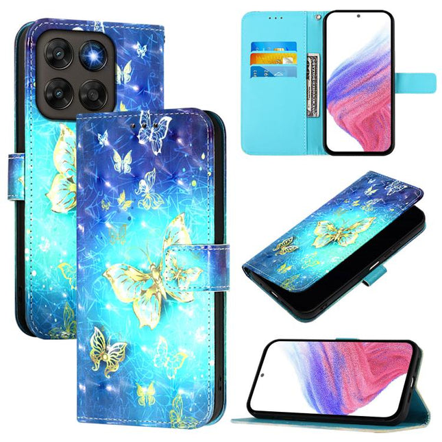 3D Painting Horizontal Flip Leather Phone Case, For Motorola Moto G Max / G87 / G77 / G67 5G, For Motorola Moto G37 / G37 Power / G47 5G, For Motorola Signature 5G