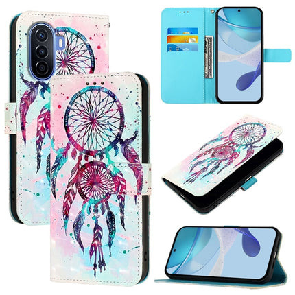 3D Painting Horizontal Flip Leather Phone Case, For Huawei Enjoy 50 4G / Nova Y70 Plus, For Huawei P50 Pro, For Huawei P50
