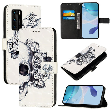 3D Painting Horizontal Flip Leather Phone Case, For Huawei P40, For Huawei Enjoy 9s / P Smart 2019