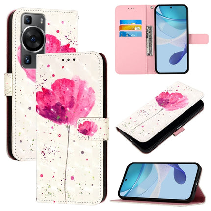 3D Painting Horizontal Flip Leather Phone Case, For Huawei P60, For Huawei P60 Pro, For Huawei Enjoy 50 Pro 4G / Nova Y90