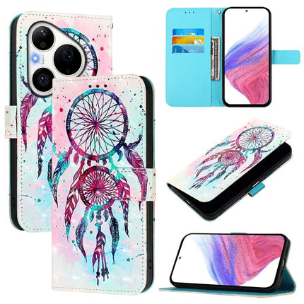 3D Painting Horizontal Flip Leather Phone Case, For Huawei Pura 90 Pro Max, For Huawei Pura 90 Pro, For Huawei Mate 70 Air
