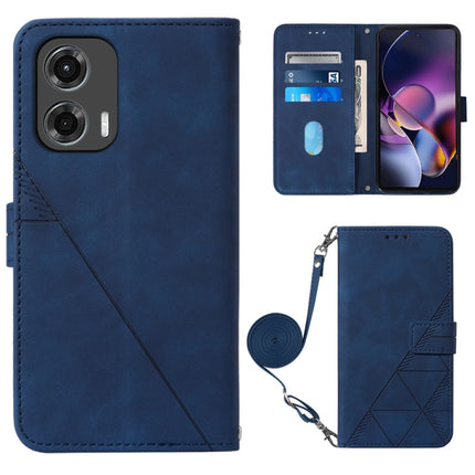 Crossbody 3D Embossed Flip Leather Phone Case, For Motorola Moto G85, For Motorola Edge 50 Ultra, For Motorola Edge 50 Fusion, For Motorola Moto G Stylus 5G 2024