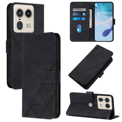 Crossbody 3D Embossed Flip Leather Phone Case, For Motorola Moto G85, For Motorola Edge 50 Ultra, For Motorola Edge 50 Fusion, For Motorola Moto G Stylus 5G 2024
