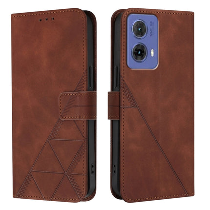 Crossbody 3D Embossed Flip Leather Phone Case, For Motorola Moto G85, For Motorola Edge 50 Ultra, For Motorola Edge 50 Fusion, For Motorola Moto G Stylus 5G 2024