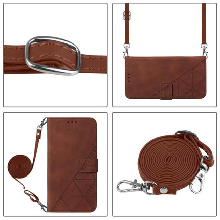 Crossbody 3D Embossed Flip Leather Phone Case, For Motorola Moto G87 5G/G77 5G, For Motorola Edge 70 Pro 5G, For Motorola Moto X70 Air Pro 5G, For Motorola Moto G17 4G/G17 Power 4G