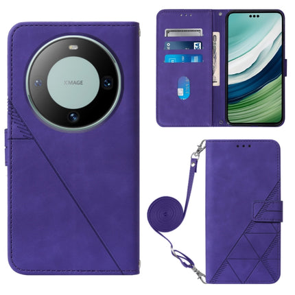 Crossbody 3D Embossed Flip Leather Phone Case, For Huawei Pura 70 Pro, For Huawei Pura 70, For Huawei Mate 60, For Huawei Mate 60 Pro