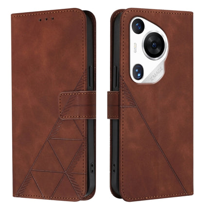 Crossbody 3D Embossed Flip Leather Phone Case, For Huawei Pura 70 Pro, For Huawei Pura 70, For Huawei Mate 60, For Huawei Mate 60 Pro