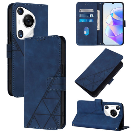 Crossbody 3D Embossed Flip Leather Phone Case, For Huawei Pura 70 Pro, For Huawei Pura 70, For Huawei Mate 60, For Huawei Mate 60 Pro