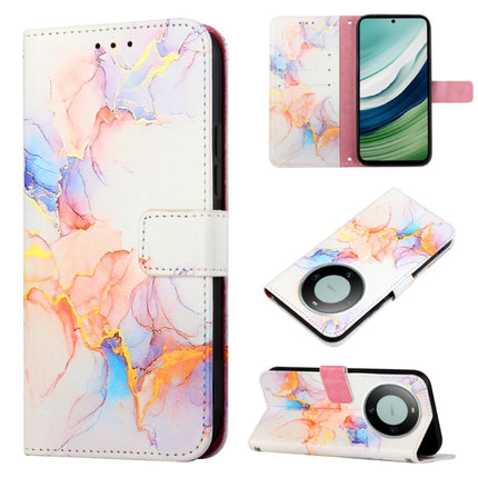 PT003 Marble Pattern Flip Leather Phone Case, For Huawei Pura 70, For Huawei Mate 60, For Huawei Mate 60 Pro, For Huawei P60 Art