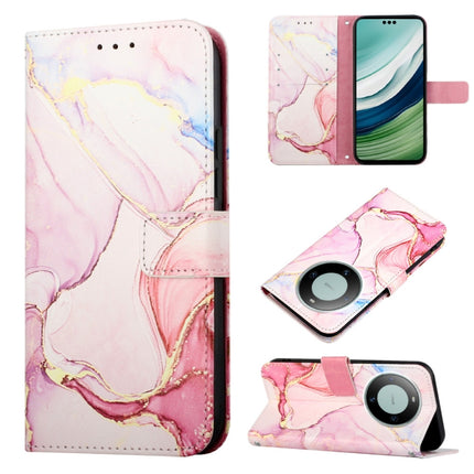 PT003 Marble Pattern Flip Leather Phone Case, For Huawei Pura 70, For Huawei Mate 60, For Huawei Mate 60 Pro, For Huawei P60 Art