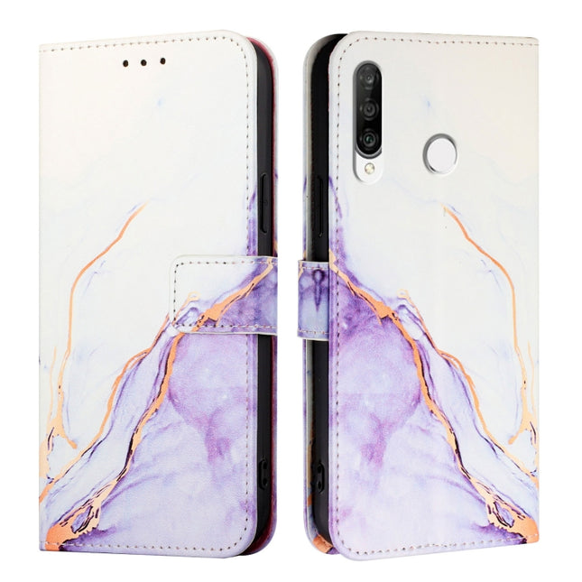 PT003 Marble Pattern Flip Leather Phone Case, For Huawei P30 lite / nova 4e, For Huawei P30 Pro, For Huawei P30