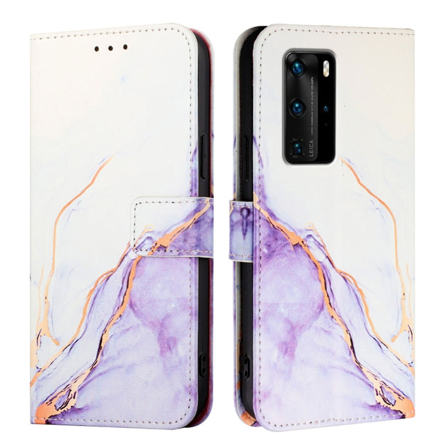 PT003 Marble Pattern Flip Leather Phone Case, For Huawei P40 Pro, For Huawei P40, For Huawei P Smart Z / Y9 Prime 2019, For Huawei Enjoy 9s / P Smart+ 2019