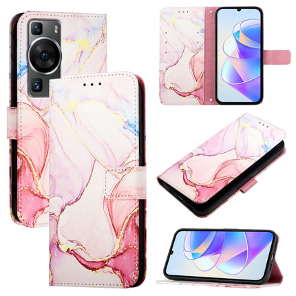 PT003 Marble Pattern Flip Leather Phone Case, For Huawei P60 / P60 Pro, For Huawei Enjoy 50 Pro / nova Y90, For Huawei Enjoy 50 / nova Y70 Plus, For Huawei nova 9