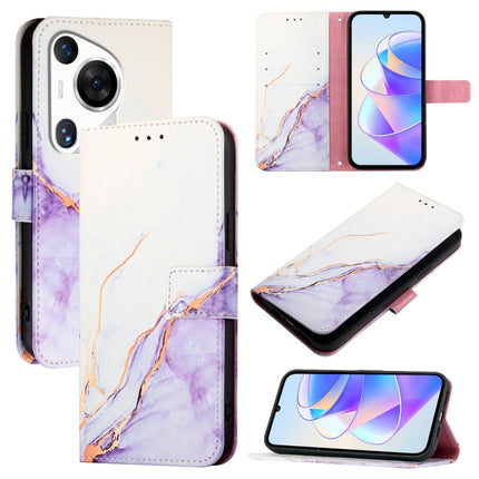 PT003 Marble Pattern Flip Leather Phone Case, For Huawei nova 13 / nova 12, For Huawei Pura 70 Pro / 70 Pro+, For Huawei nova 12i 4G Global, For Huawei nova 12s 4G Global
