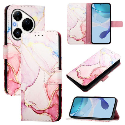 PT003 Marble Pattern Flip Leather Phone Case, For Huawei Pura 90 Pro Max, For Huawei Pura 90 Pro, For Huawei Mate 70 Air, For Huawei nova 13 Pro