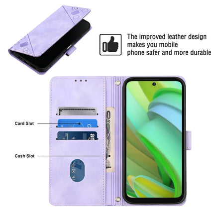 Skin Feel Embossed Leather Phone Case, For Motorola Moto G Power 2023, For Motorola Moto G73, For Motorola Edge 30 Neo, For Motorola Moto G22 / E22s / E32 India
