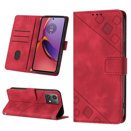Skin Feel Embossed Leather Phone Case, For Motorola Moto G Play 5G 2024, For Motorola Moto G Power 5G 2024, For Motorola Edge 40 5G / Edge 2023 US, For Motorola Moto G84