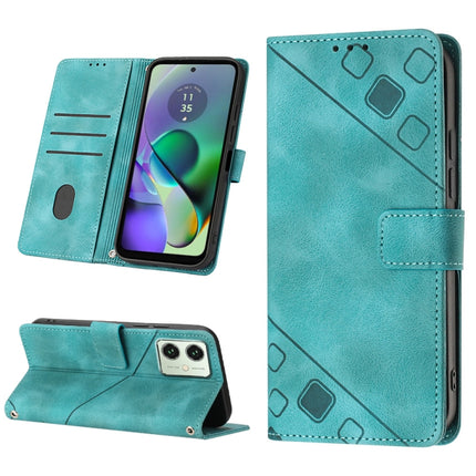 Skin Feel Embossed Leather Phone Case, For Motorola Moto G54, For Motorola Edge 40 Neo, For Motorola Moto G14, For Motorola Moto G Stylus 4G 2023