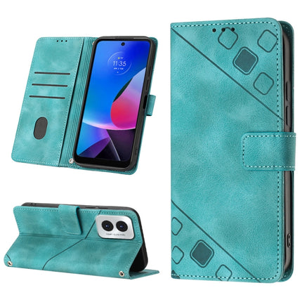 Skin Feel Embossed Leather Phone Case, For Motorola Moto G Stylus 5G, For Motorola Moto G04 4G / G24 4G, For Motorola Moto G34, For Motorola Moto G Play 4G 2024