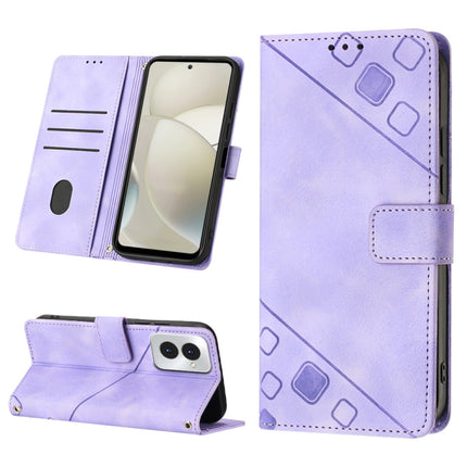 Skin Feel Embossed Leather Phone Case, For Motorola Moto G Play 5G 2024, For Motorola Moto G Power 5G 2024, For Motorola Edge 40 5G / Edge 2023 US, For Motorola Moto G84