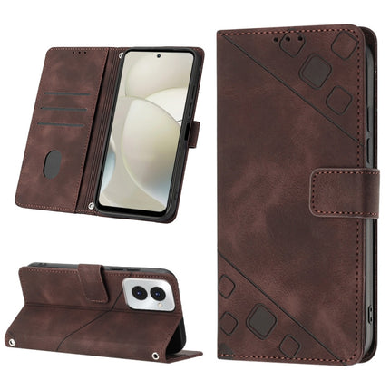 Skin Feel Embossed Leather Phone Case, For Motorola Moto G Play 5G 2024, For Motorola Moto G Power 5G 2024, For Motorola Edge 40 5G / Edge 2023 US, For Motorola Moto G84