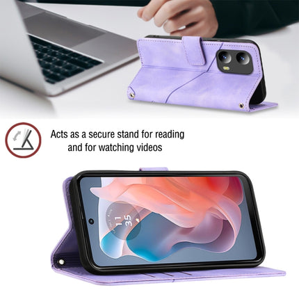 Skin Feel Embossed Leather Phone Case, For Motorola Moto G Play 5G 2024, For Motorola Moto G Power 5G 2024, For Motorola Edge 40 5G / Edge 2023 US, For Motorola Moto G84