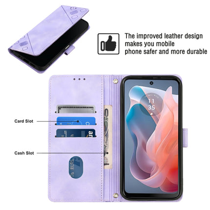 Skin Feel Embossed Leather Phone Case, For Motorola Moto G Play 5G 2024, For Motorola Moto G Power 5G 2024, For Motorola Edge 40 5G / Edge 2023 US, For Motorola Moto G84