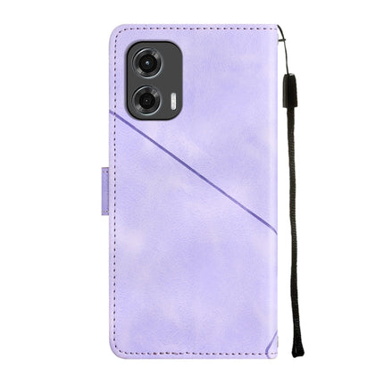 Skin Feel Embossed Leather Phone Case, For Motorola Moto G Stylus 5G, For Motorola Moto G04 4G / G24 4G, For Motorola Moto G34, For Motorola Moto G Play 4G 2024