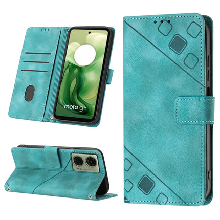 Skin Feel Embossed Leather Phone Case, For Motorola Moto G Stylus 5G, For Motorola Moto G04 4G / G24 4G, For Motorola Moto G34, For Motorola Moto G Play 4G 2024