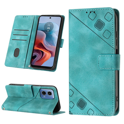 Skin Feel Embossed Leather Phone Case, For Motorola Moto G Stylus 5G, For Motorola Moto G04 4G / G24 4G, For Motorola Moto G34, For Motorola Moto G Play 4G 2024