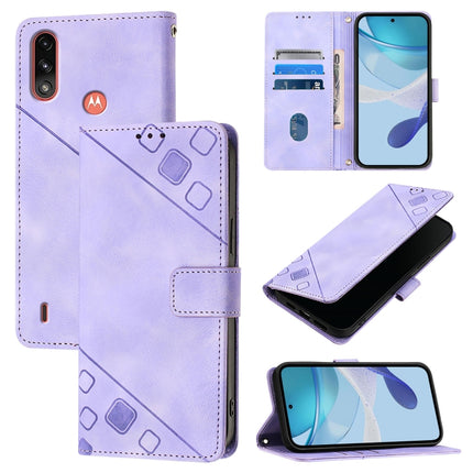 Skin Feel Embossed Leather Phone Case, For Motorola Moto G10 / G10 Power / G20, For Motorola Moto E7 Power, For Motorola One 5G Ace / Moto G 5G 2020, For Motorola Moto G Power 2021
