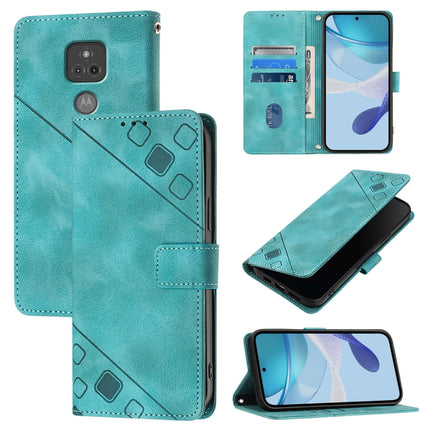 Skin Feel Embossed Leather Phone Case, For Motorola Moto G Play 2021, For Motorola Moto G Stylus 4G 2021